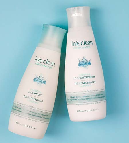 Live Clean Vegan Shampoo and Conditioner