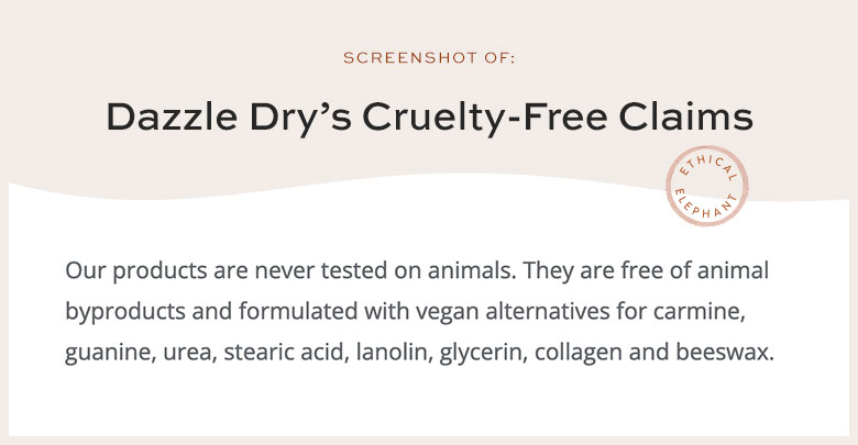 Is Dazzle Dry Cruelty-Free?