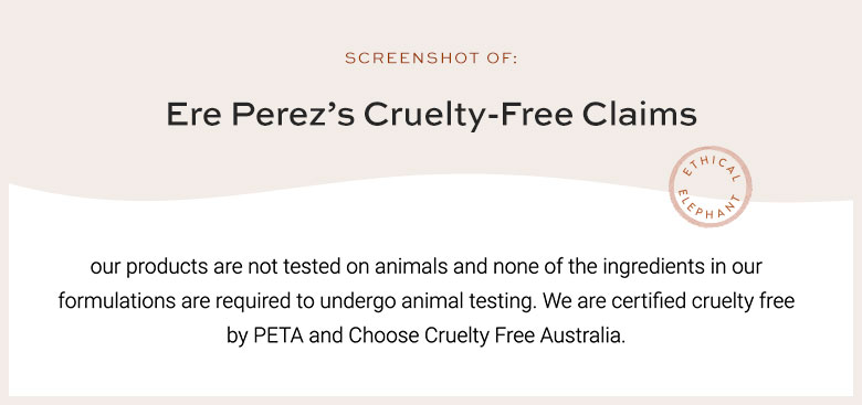 Is Ere Perez Cruelty-Free?