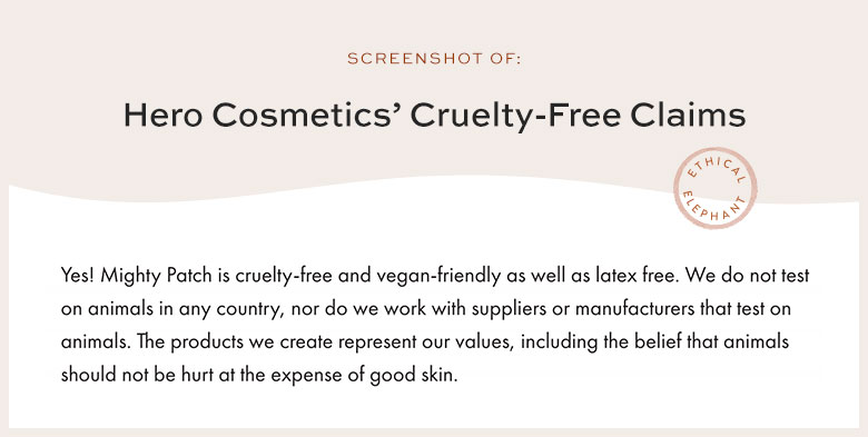 Is Hero Cosmetics Cruelty-Free?