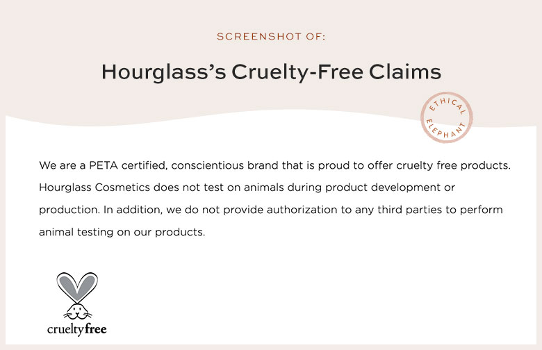 Is Hourglass Cruelty-Free?