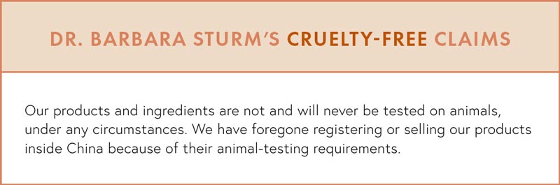 Dr. Barbara Sturm Cruelty-Free Claims