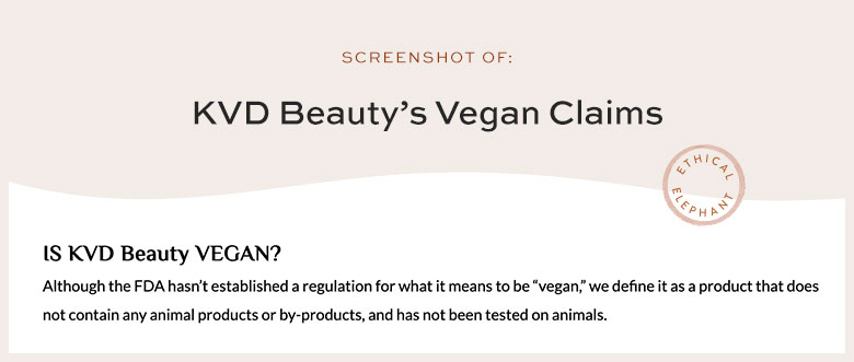 Is KVD Beauty Vegan?