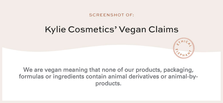 Is Kylie Cosmetics Vegan?