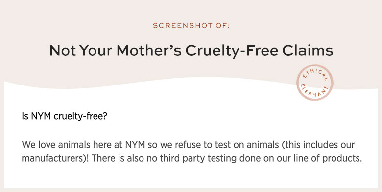 Is Not Your Mother's Cruelty-Free?