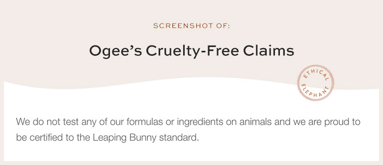 Is Ogee Cruelty-Free?