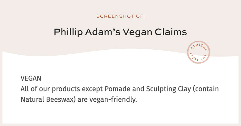 Is Phillip Adam Vegan?