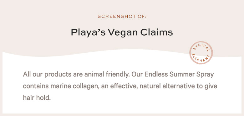Is Playa Vegan?