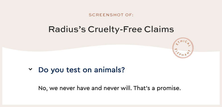 Is Radius Cruelty-Free?