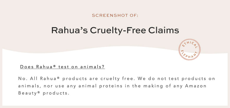 Is Rahua Cruelty-Free?
