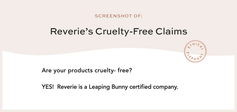 Is Reverie Cruelty-Free?