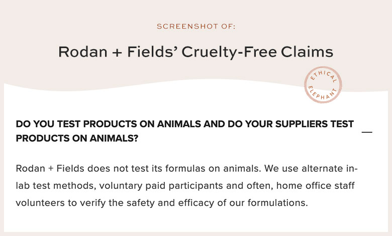 Is Rodan and Fields Cruelty-Free?