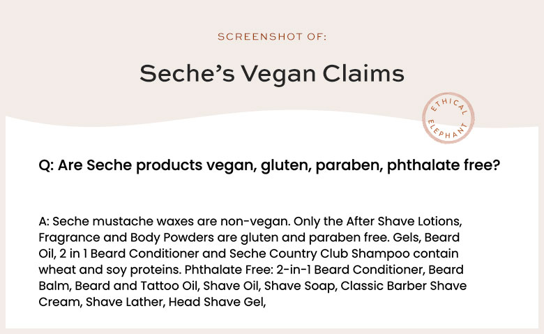 Is Seche Vegan?