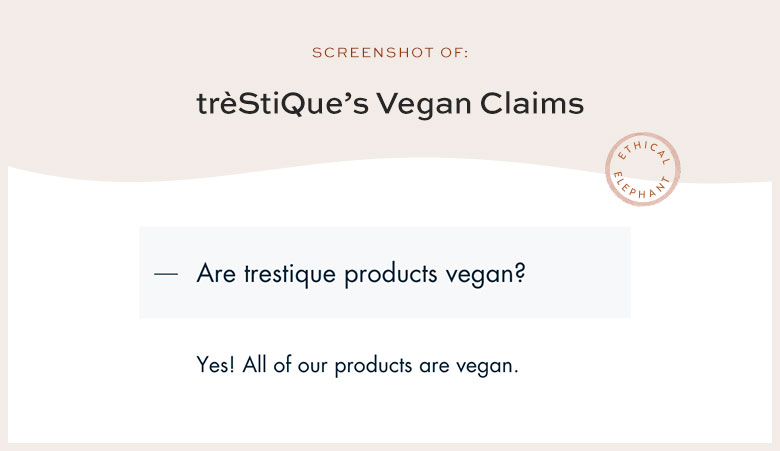 Is trestique Vegan?